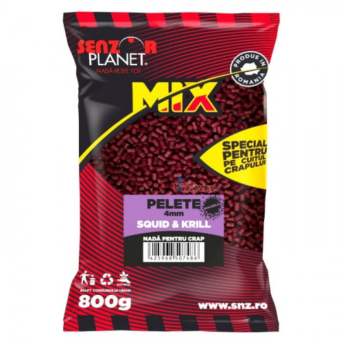 Пелети Senzor Planet Squid and Krill