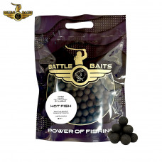 Протеинови топчета Battle Baits Fishmeal Hot Fish 3 кг