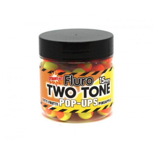 Плуващи топчета Dynamite Baits Two Tone Pop Up - Tutti Frutti Pineapple