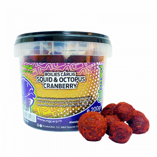 Протеинови топчета в дип Mg Special Carp Squid & Octopus & Cranberry