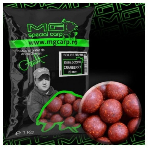 Протеинови топчета MG Special Carp Fishmeal Squid & Octopus Cranberry 20 мм