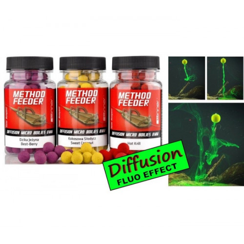 Пушещи дъмбели Pop up Diffusion Micro Boilies 8 мм