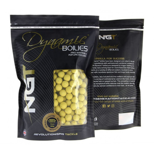 Протеинови топчета NGT Dynamic Boilies Banana & Hazelnut 15 мм