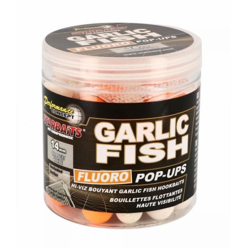 Флуоресцентни плуващи топчета Starbaits Garlic Fish