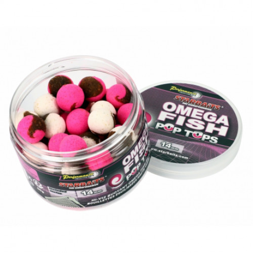 Трицветни плуващи топчета Starbaits Omega Fish Pop Tops