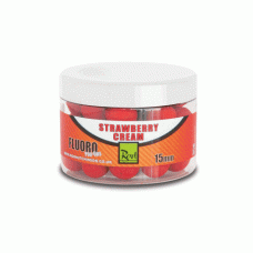 Плуващи топчета Rod Hutchinson Strawberry Cream Fluoro Pop-Up 15 мм Плуващи топчета Rod Hutchinson Strawberry Cream Fluoro Pop-Up 15 мм