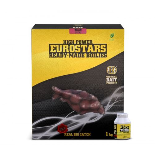 Протеинови топчета SBS Eurostar Boili Strawbery Jam + 50 ml Dip