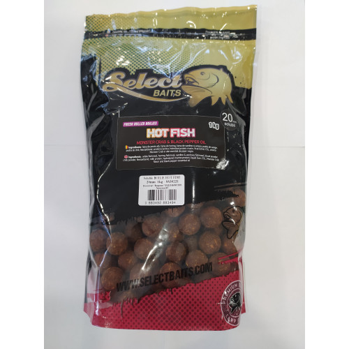 Протеинови топчета Select Baits Hot Fish 20 мм 1 кг