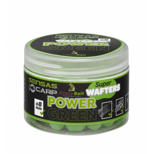 Вафтер Sensas Super Wafters Power Green 8 мм
