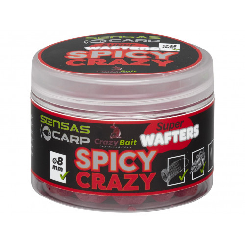 Вафтер Sensas Super Wafters Spicy Crazy 8 мм