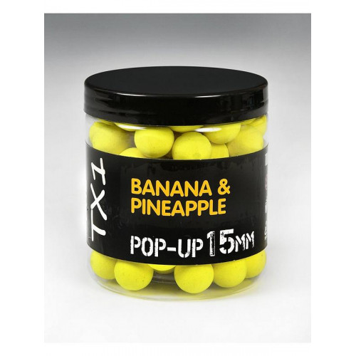 Плуващи топчета Shimano TX1 Pop-up Fluoro Yellow Banana - Pineapple 15 мм