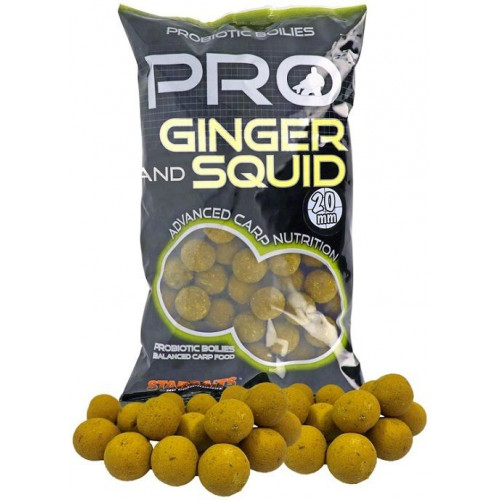 Протеинови топчета StarBaits Pro Ginger and Squid 0.800 кг
