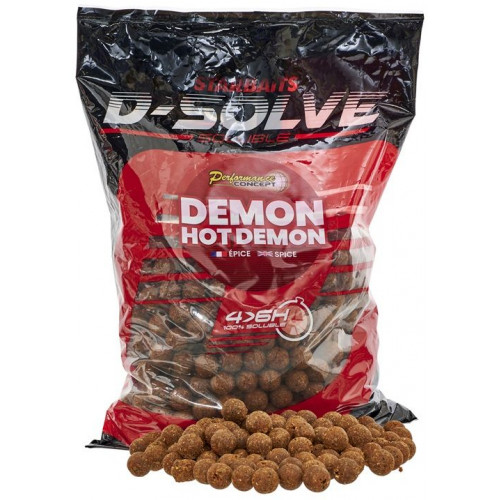 Бързоразградими топчета Starbaits D-Solve Hot Demon 2.5 kg