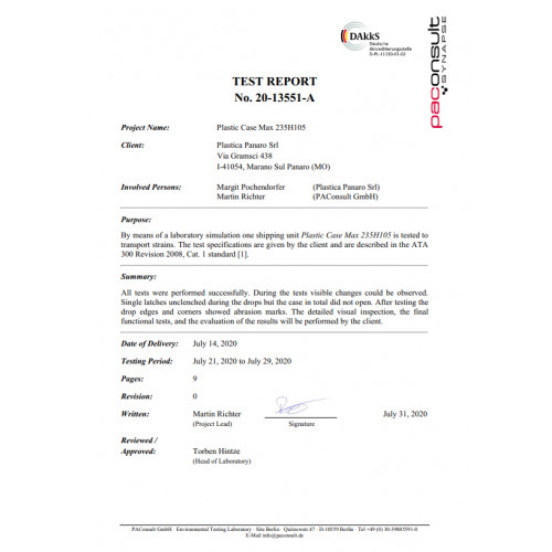 Водоустойчив куфар Plastica Panaro Max Nero 235