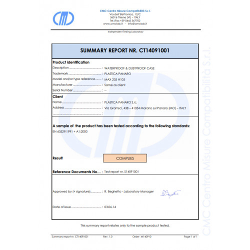 Водоустойчив куфар Plastica Panaro Max Nero 235