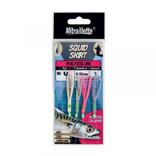 Чепаре със силикони Mitrailette Squid Skirt