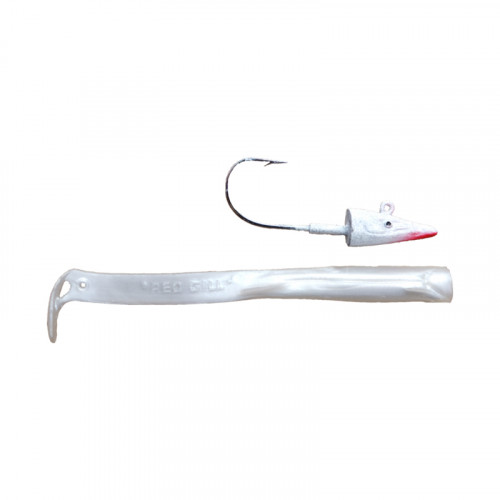 Силиконови примамки Red Gill Silver Pearl V8 Jig Series