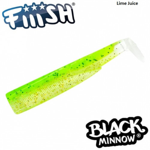 Силиконова примамка Fiiish Black Minnow No1 - 7 см