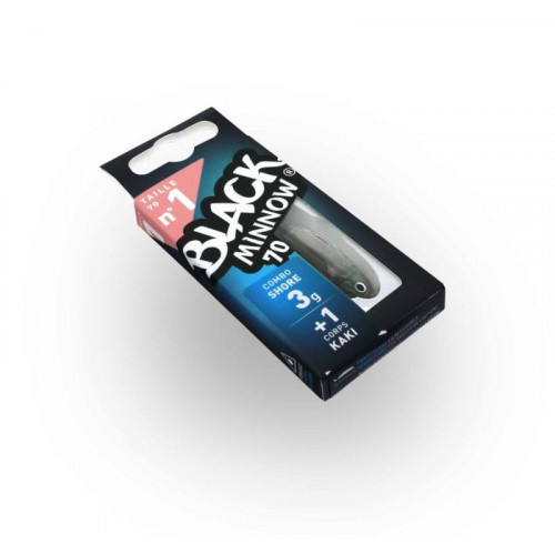 Силиконова примамка Fiiish Black Minnow No1 Combo - 7 см, 3 гр