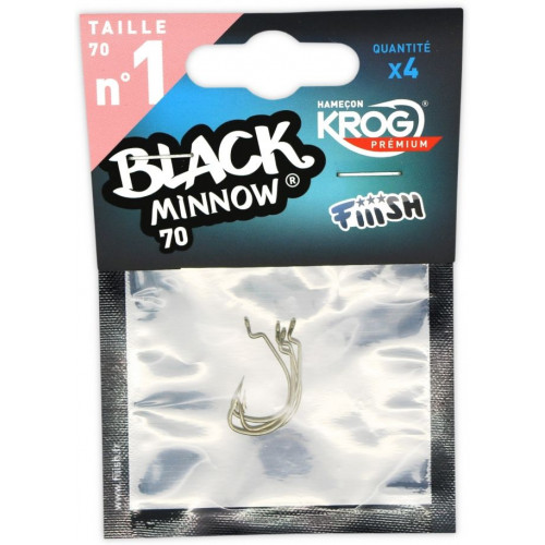 Kуки Fiiish Black Minnow VMC Krog Premium №1