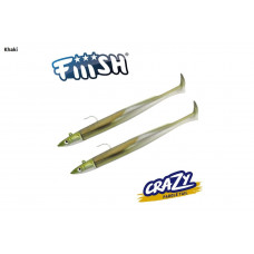 Силиконова примамка Fiiish Crazy Paddle Tail 100 Double Combo