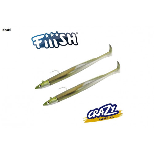 Силиконова примамка Fiiish Crazy Paddle Tail 100 Double Combo