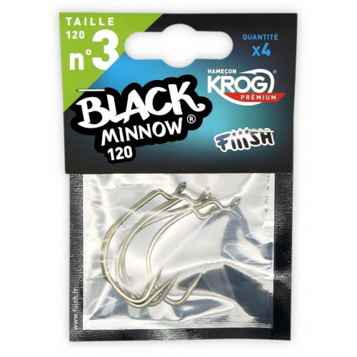 Куки Fiiish Black Minnow VMC Krog Premium Hooks №3