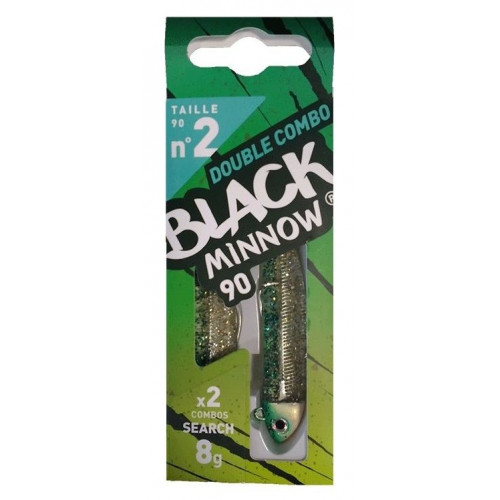 Силиконова примамка Fiiish Black Minnow No2 Double Combo - 9 см, 8 гр