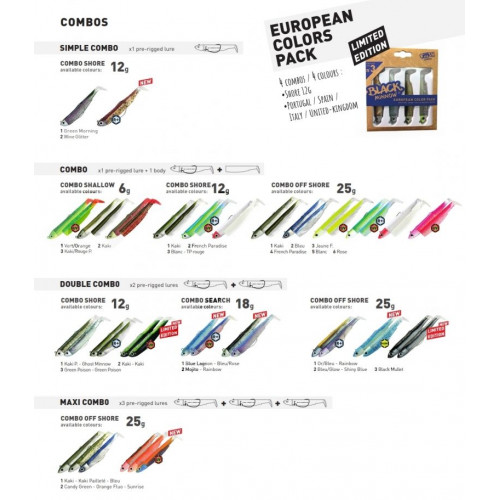 Силиконова примамка Fiiish Black Minnow No3 Combo - 12 см, 25 гр