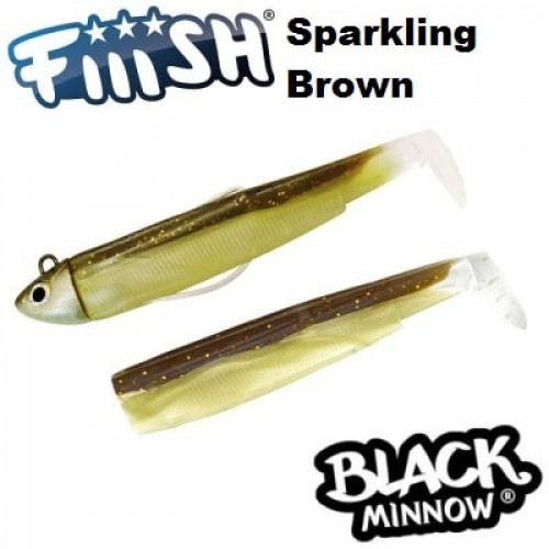 Силиконова примамка Fiiish Black Minnow No1 Combo - 7 см, 4.5 гр