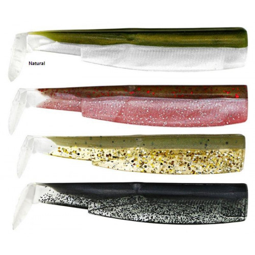 Силиконови тела Fiiish Black Minnow No1 Color Box - 7 см