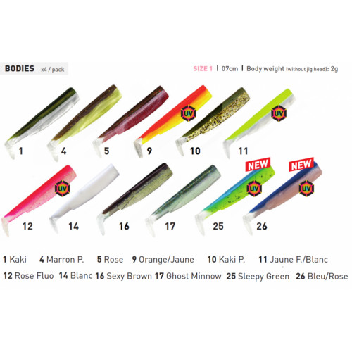 Силиконова примамка Fiiish Black Minnow No1 - 7 см