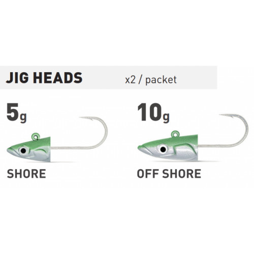 Джиг глава Fiiish Crazy Sand Eel No1 Jig Head 10 гр Off Shore