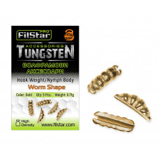 Волфрамово утежнение Filstar Hook Weight/Nymph Body - Worm Shape
