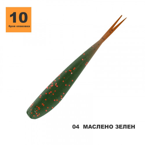 Силиконова примамка Toirtap Слаг - Т 2.5"