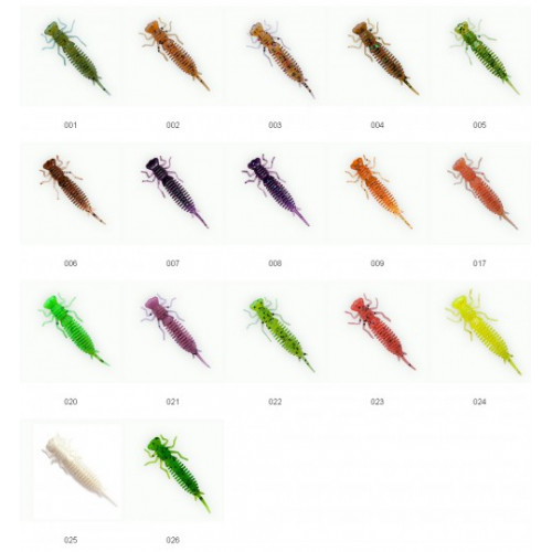 Силиконова примамка  Fanatik Larva 2.5"