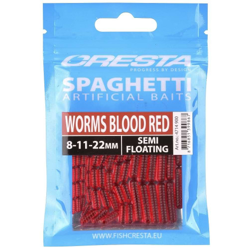 Изкуствена стръв Cresta Spaghetti Worms 8, 11, 22 мм