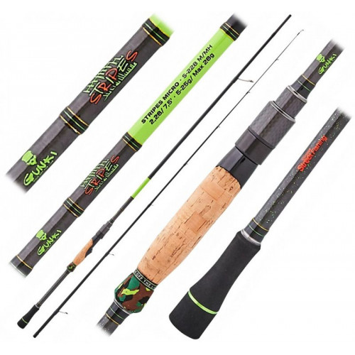 Спининг въдица Gunki Stripes Micro 1.98 м / 0.5 - 7 гр