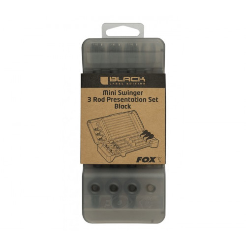 Обтегачи Fox Black Label Mini Swinger 3 Rod Set - Black