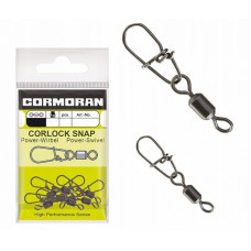 Ролков вирбел с карабинка Cormoran Corlock Snap Power Swivel 