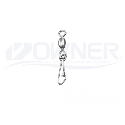 Вирбели с карабина Owner Hooked Snap Swivel