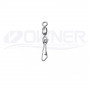 Вирбели с карабина Owner Hooked Snap Swivel