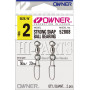 Вирбел с карабинка Owner Strong Snap Ball Bearing - 52808