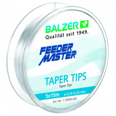 Шок лидери Balzer Feedermaster Taper Tips - 5 х 15 м
