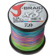 Плетено влакно  Daiwa J-BRAID X8 Multicolor 1500 м