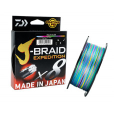 Плетено влакно Daiwa J-Braid Expedition X8 Multicolor -300 м