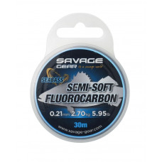 Флуорокарбон Savage Gear Semi Soft Fluorocarbon Seabass 30 м