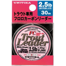 Флуорокарбон Unitika Silver Thread Trout Leader FC 30 м
