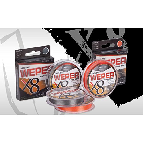 Плетено 8-нишково влакно Colmic Weeper Grey