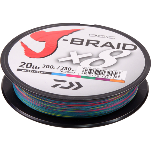 Плетено влакно Daiwa J-Braid X8 - 500 м / multi color